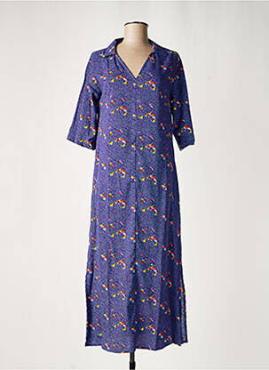 Robe longue violet BLA-BLA pour femme