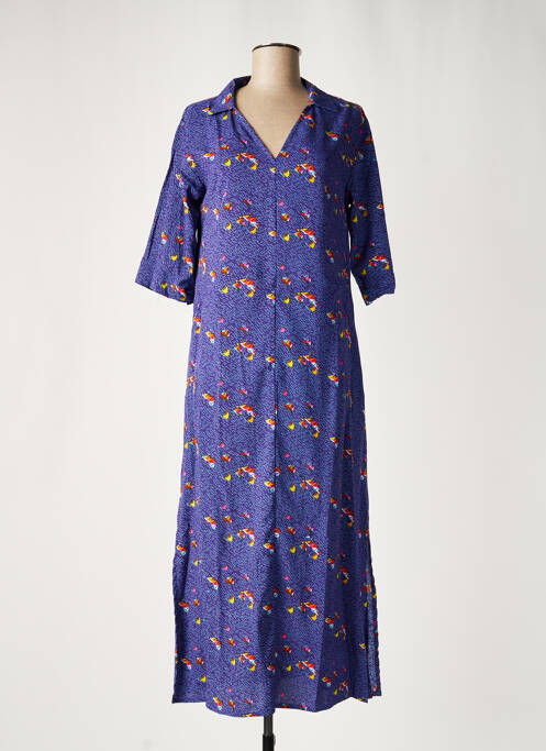 Robe longue violet BLA-BLA pour femme