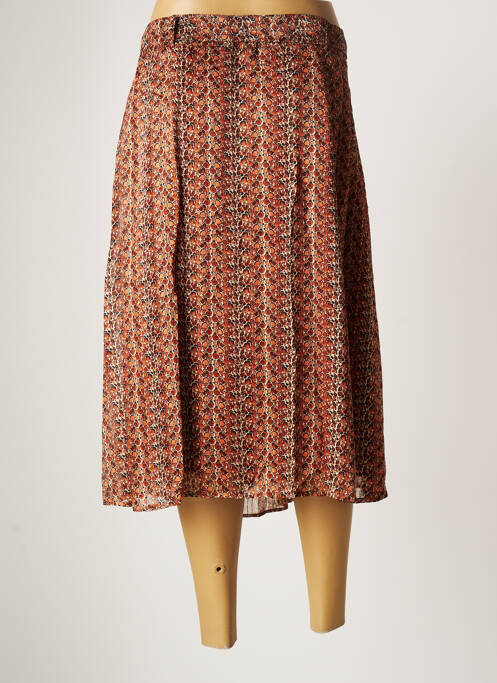 Jupe mi-longue marron MOLLY BRACKEN pour femme