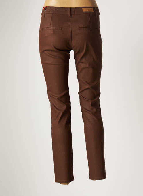 Pantalon slim marron HOPPY pour femme
