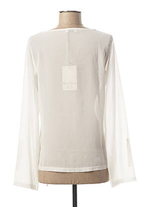 Top stretch manches longues blanc PAUL BRAI femme