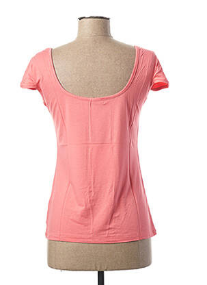 T-shirt stretch manches courtes rose PAUL BRIAL femme