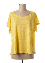 T-shirt jaune PAUL BRIAL pour femme seconde vue