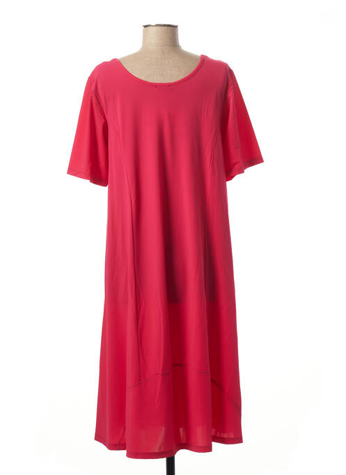 Robe mi-longue rose G!OZE pour femme