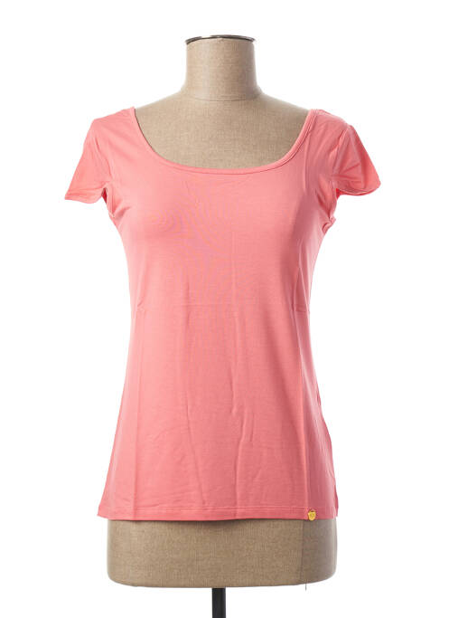 T-shirt rose PAUL BRIAL pour femme