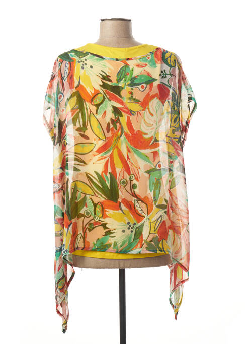 Tunique manches courtes jaune PAUL BRIAL pour femme