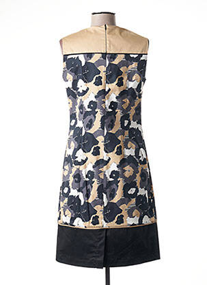 Robe mi-longue sans manche sans manche beige PAUL BRIAL femme