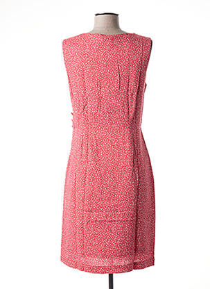 Robe mi-longue sans manche sans manche rouge PAUL BRIAL femme