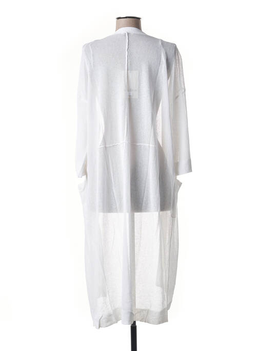 Gilet manches longues blanc PAUL BRIAL pour femme