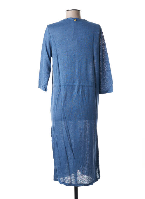 Gilet manches longues bleu PAUL BRIAL pour femme