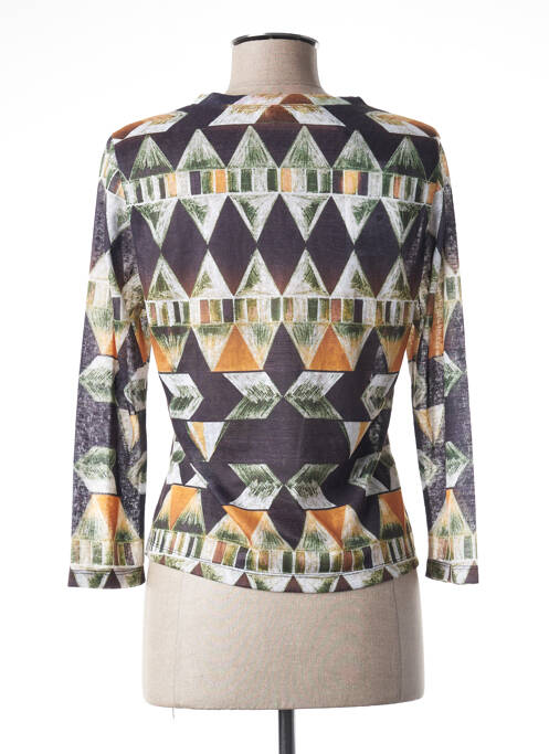 Gilet manches longues marron PAUL BRIAL femme