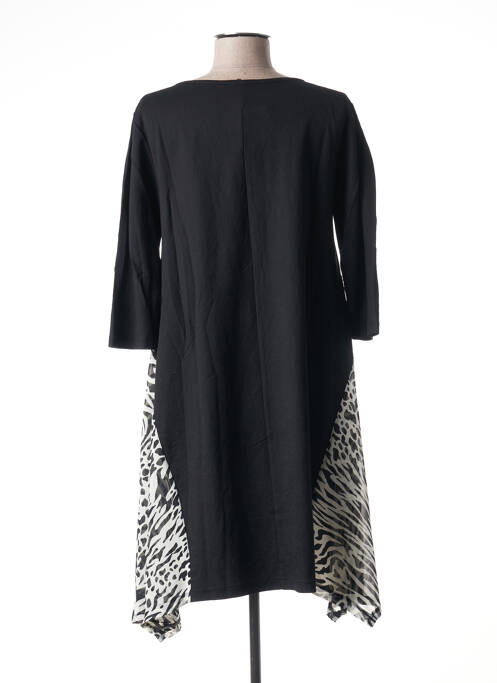 Robe mi-longue noir G!OZE pour femme