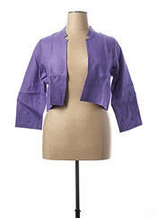 Veste casual violet MALOKA pour femme seconde vue
