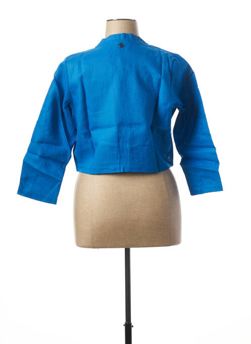 Veste casual bleu MALOKA pour femme