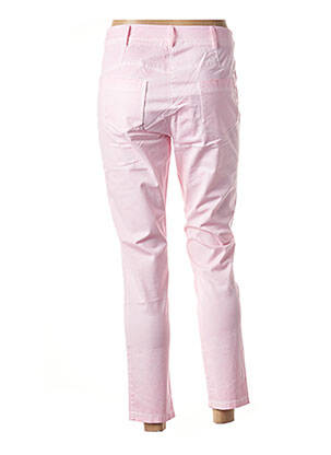 Pantalon 7/8 stretch taille normale rose MALOKA femme