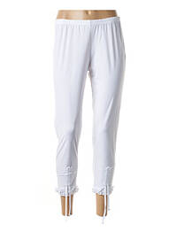 Pantacourt taille élastique blanc G!OZE femme