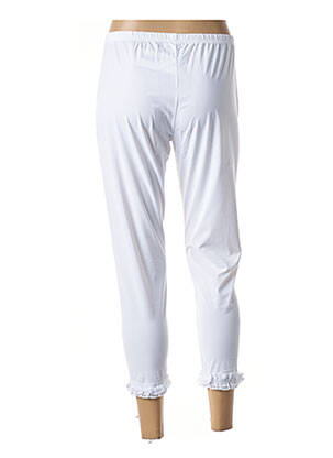 Pantacourt taille élastique blanc G!OZE femme