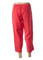 Pantalon 7/8 rouge G!OZE pour femme seconde vue