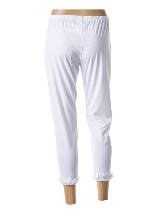 Pantacourt taille élastique blanc G!OZE femme