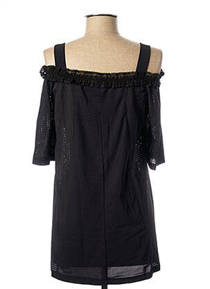 Tunique manches longues coupe fluide noir G!OZE femme