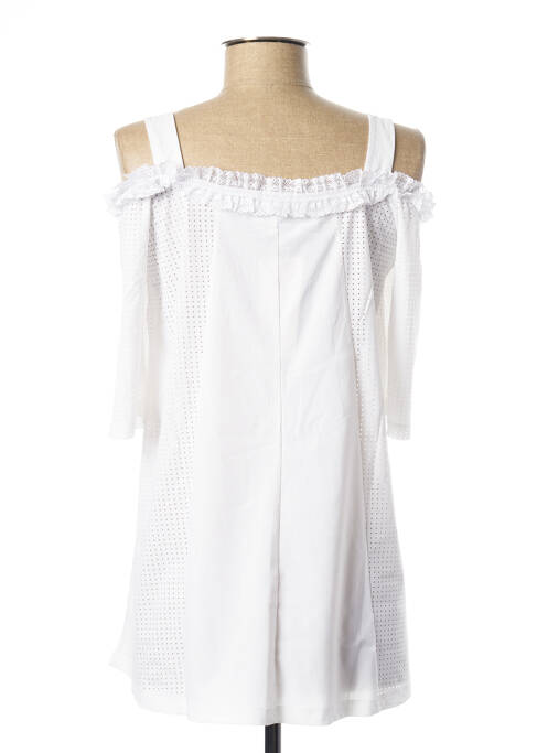 Tunique manches longues blanc G!OZE pour femme