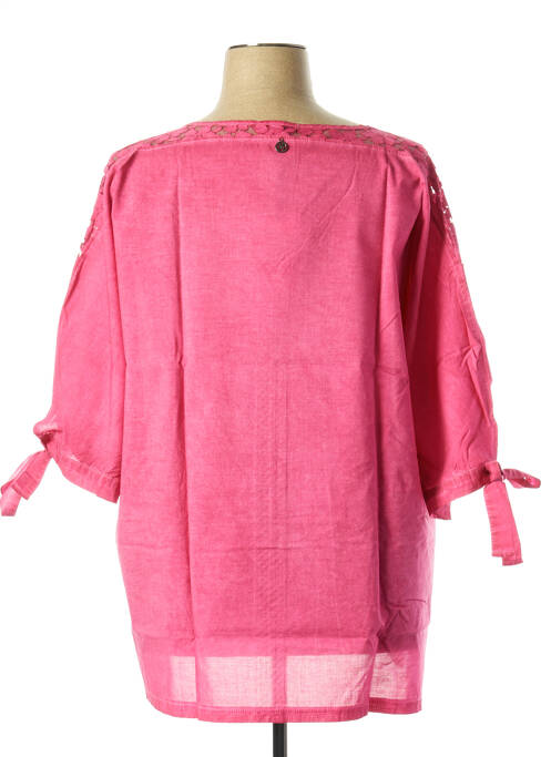 Blouse rose MALOKA pour femme