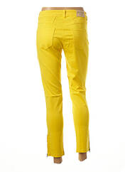 Pantalon droit jaune PAUL BRIAL pour femme seconde vue