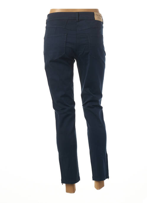 Pantalon droit bleu PAUL BRIAL pour femme
