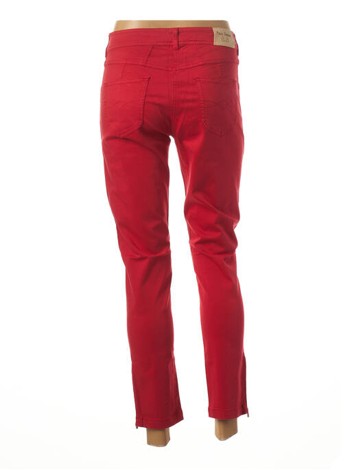 Pantalon droit rouge PAUL BRIAL pour femme