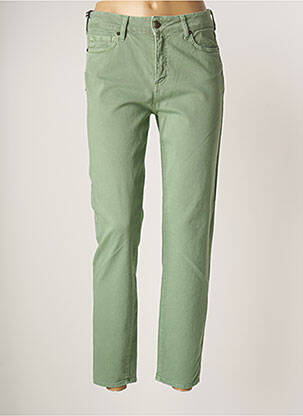 Jeans coupe slim vert FIVE pour femme