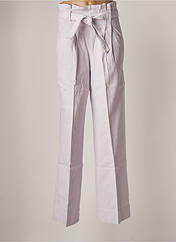 Pantalon flare violet CKS pour femme seconde vue