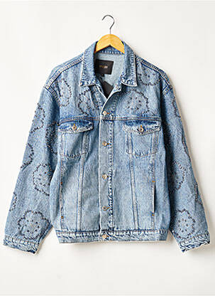 Veste en jean manches longues bleu MAJE femme