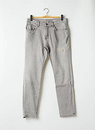 Jeans coupe slim gris MANGO pour homme
