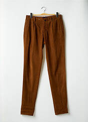 Pantalon chino marron INCOTEX pour homme seconde vue