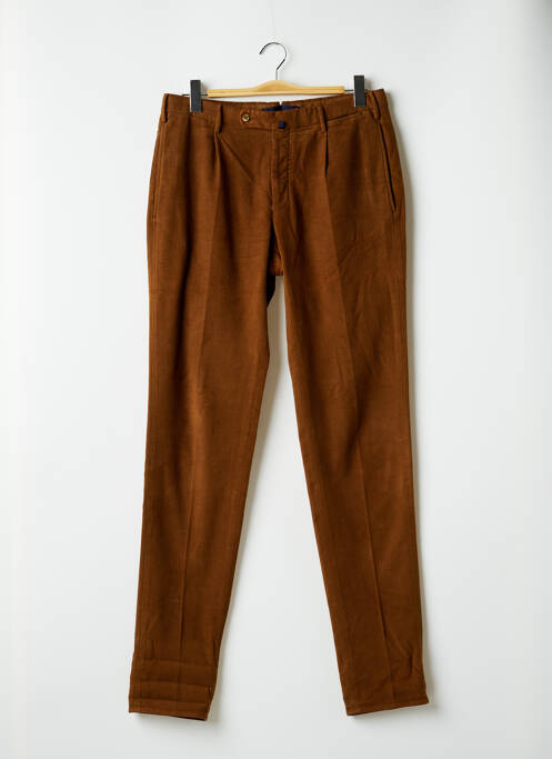 Pantalon chino marron INCOTEX pour homme