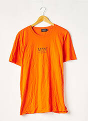 T-shirt orange BOOHOO pour homme seconde vue