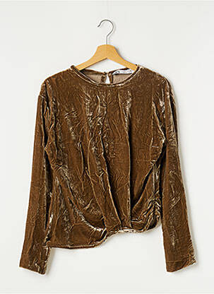Top marron ZARA femme