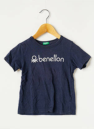 T-shirt bleu BENETTON pour garçon