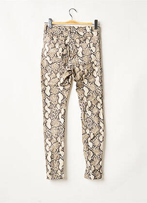 Pantalon 7/8 stretch taille normale beige H&M femme