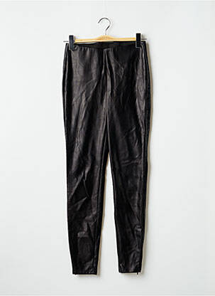 Pantalon 7/8 taille haute taille haute noir REIKO femme