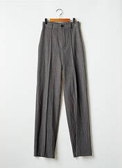 Pantalon droit gris PULL & BEAR pour femme seconde vue