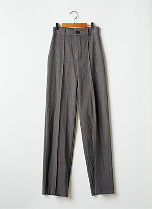 Pantalon droit gris PULL & BEAR pour femme