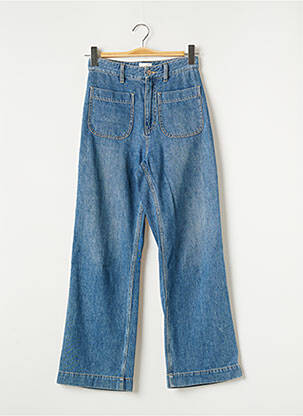 Jeans coupe large bleu LABDIP pour femme