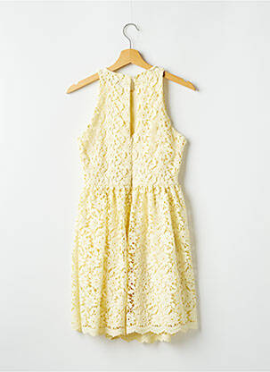 Robe courte sans manche sans manche jaune ZARA femme