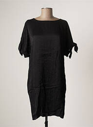 Robe courte manches courtes manches courtes noir MINIMUM femme
