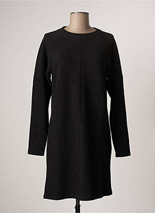 Robe courte manches longues manches longues noir MINIMUM femme