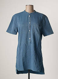 Tunique manches courtes coupe cintrée bleu MINIMUM femme