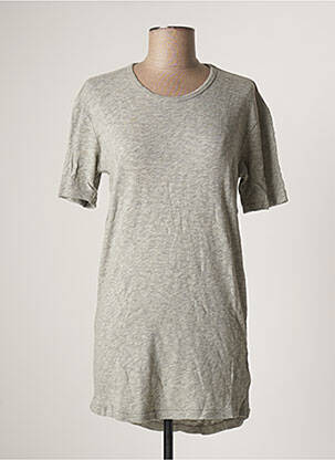 T-shirt gris MINIMUM pour femme
