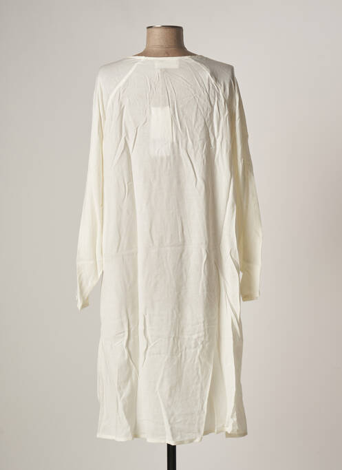 Robe mi-longue beige AMERICAN VINTAGE pour femme