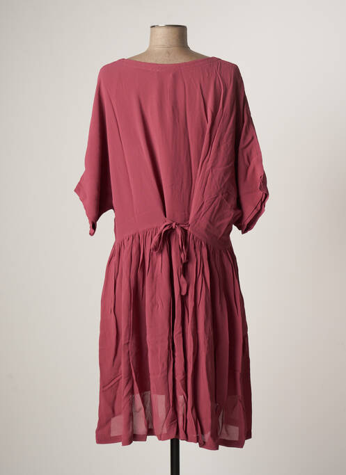 Robe mi-longue rose AMERICAN VINTAGE pour femme